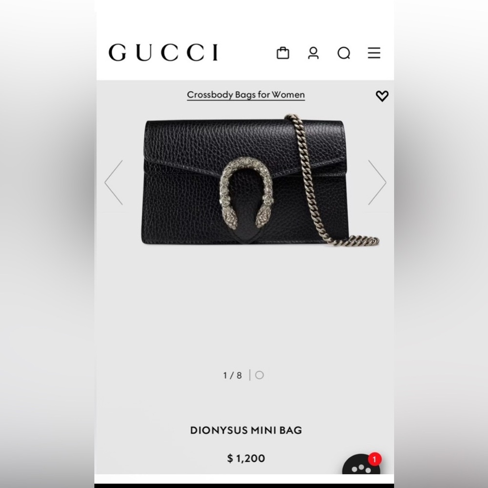 GUCCI Dionysus mini bag